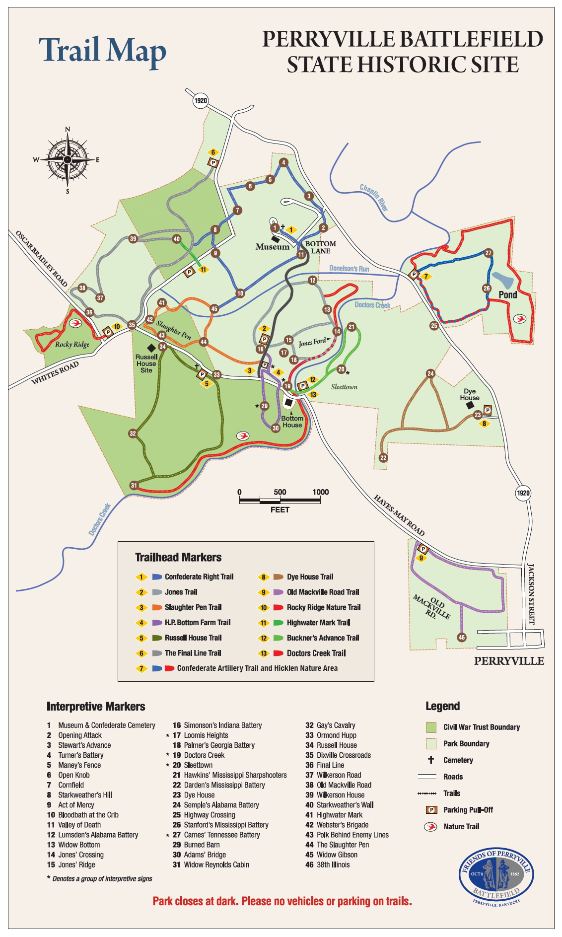 Trail Map front